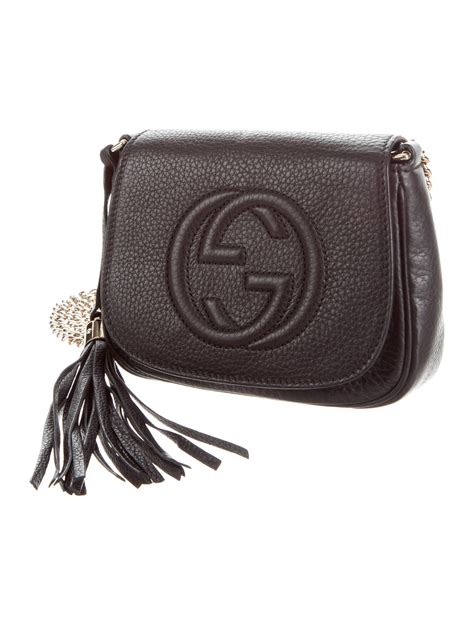 gucci soho leather shoulder bag crossbody|Gucci soho crossbody on sale.